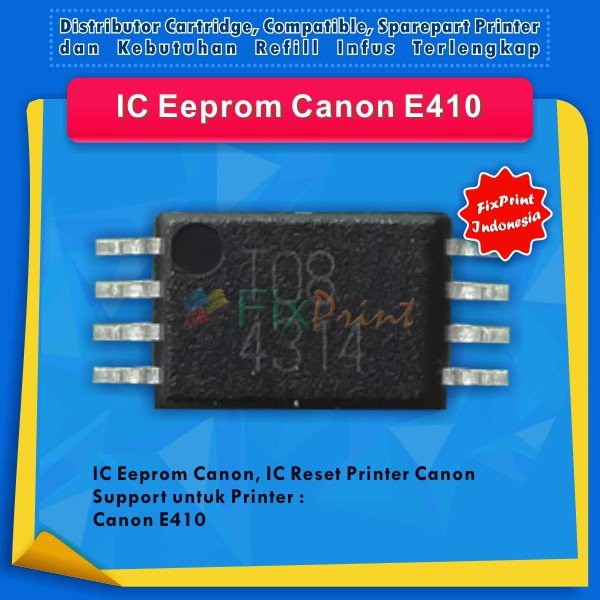 Bộ Reset Máy In Ic Canon E410 New Model T08 Eeprom Ic Reset Canon E410 Counter E410 Ic