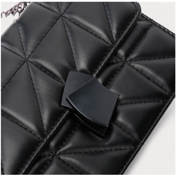 🌸Hàng Order🌸 Túi Xách Nữ CEEKAY Kẻ Lưới Nắp Cài Quai Da Phối Xích Sang Chảnh Nữ Tính 🌸Hàng Quảng Châu