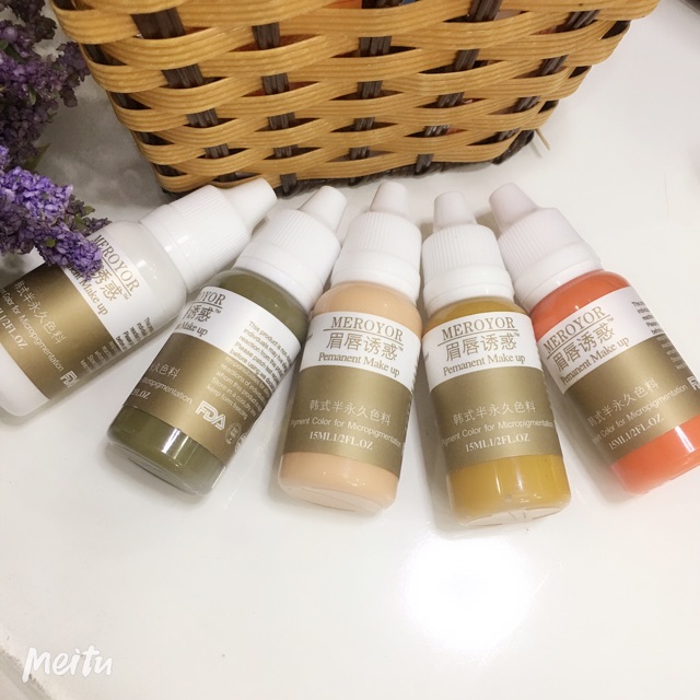 Mực phun xăm MEROYOR đủ màu | BigBuy360 - bigbuy360.vn