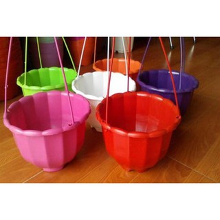 Chậu bí treo trồng rau hoa, cây cảnh nhập khẩu-  chuyên dụng.