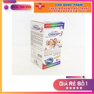 Viên dầu cá Alaska Omega 3 100 viên sáng mắt, khỏe tim , bổ não-omega 3 gia đình