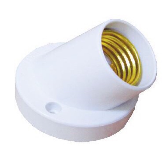 Đui chếch bắt tường E27