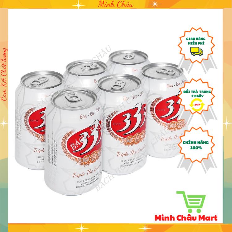 Bia 333 Lon 330ml Nhãn hiệu bia lon 333 đã chiếm giữ vị trí số 1 tại thị trường Việt Nam