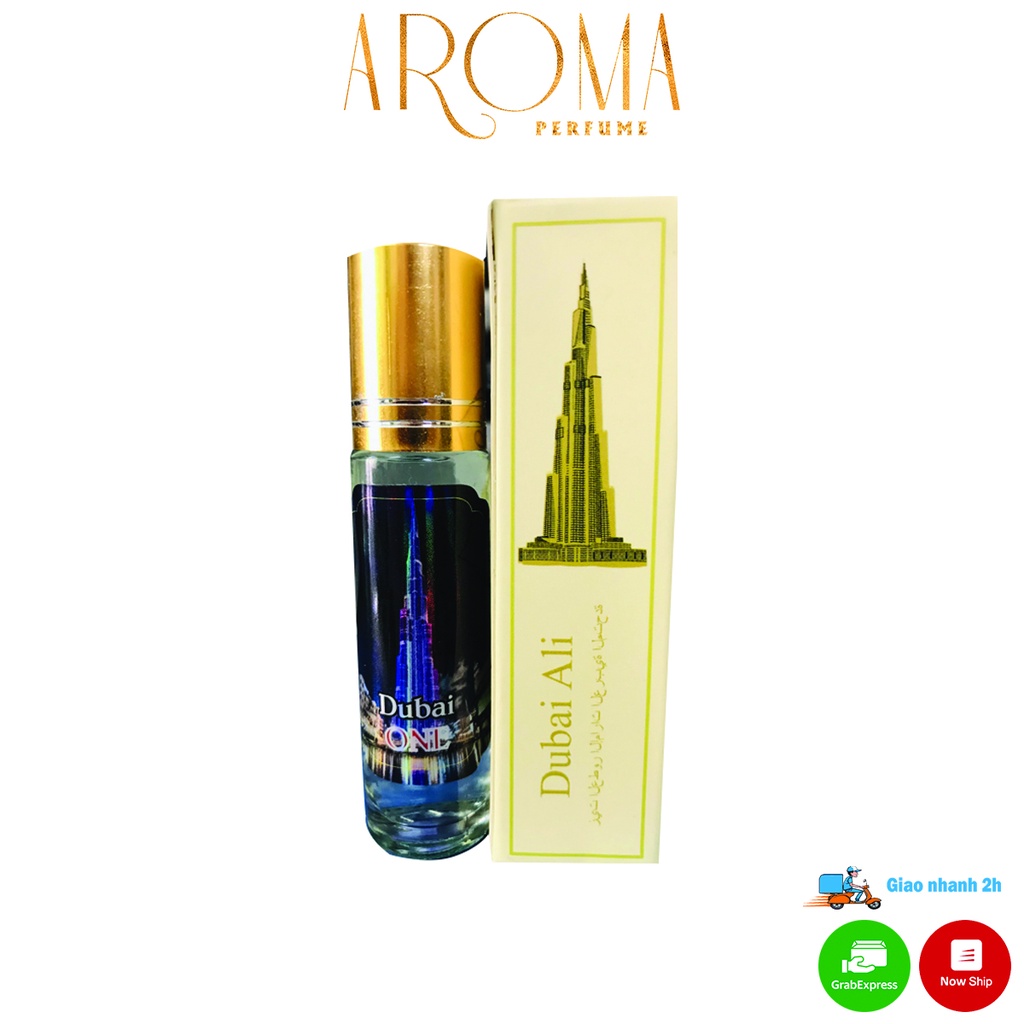 Tinh dầu nước hoa Dubai Ali One Aqua Di Giò dạng lăn mini 10ml