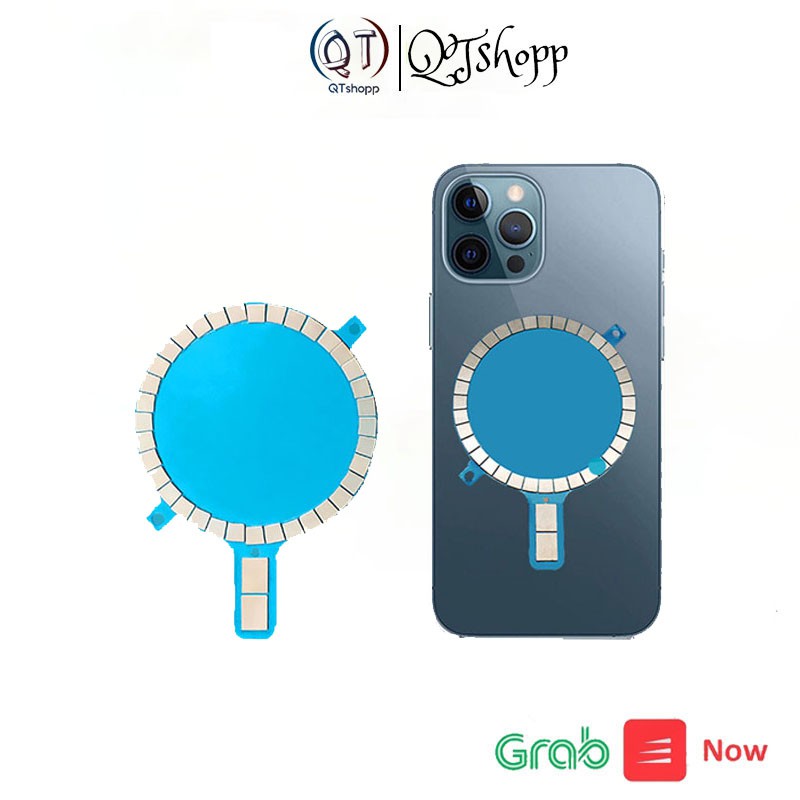 Miếng Dán Từ Tính Nam Châm Sạc Không Dây Cho Iphoen 8/8plus/X/Xs/XsMax/11/11Pro/11Pro Max - QT