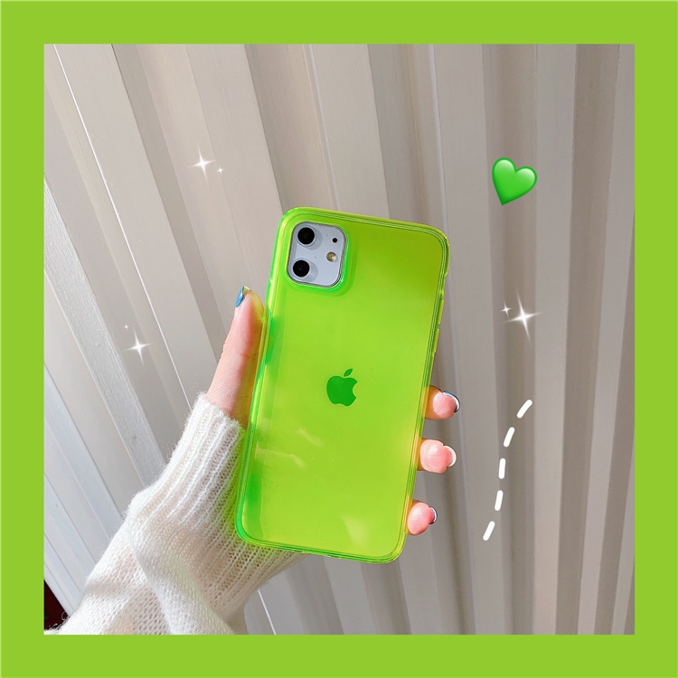 Ốp điện thoại TPU màu neon cho IPHONE 11PROMAX XS X 7 8 7PLUS XR XSMAX 11PRO 8PLUS SE 2020 11 | BigBuy360 - bigbuy360.vn