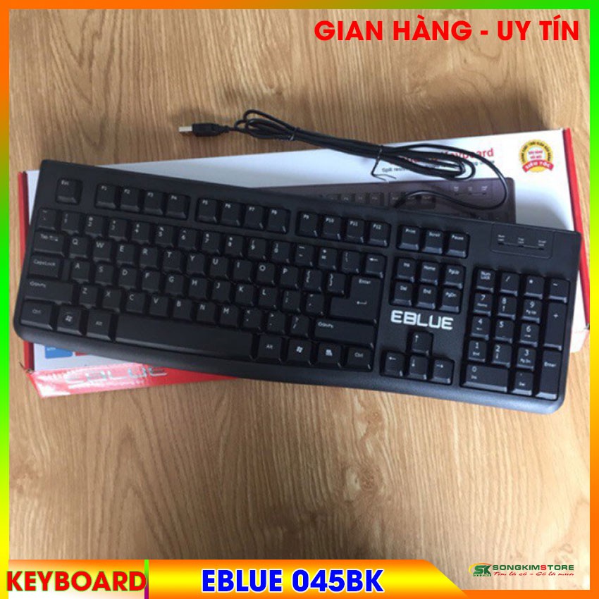 [FREE SHIP đơn 50K] Bàn phím Keyboard E-BLUE 045BK cổng USB - BH 12 Tháng