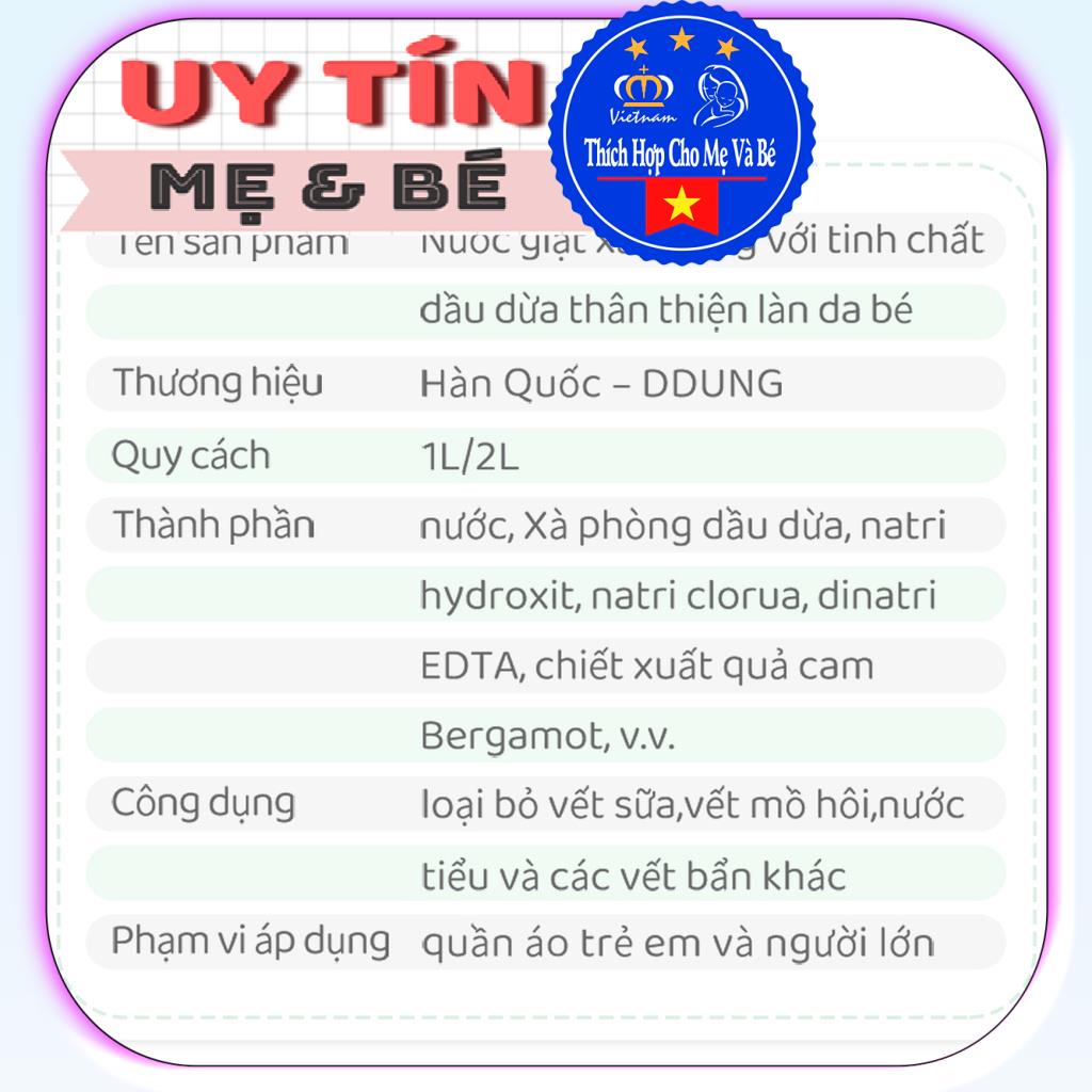 Nước xả giặt xà phòng ddung Hàn Quốc 2 in 1, giặt siêu sạch,thân thiện làn da, chuyên dùng cho mẹ&amp;bé.