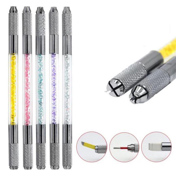 2 cay Cán khắc Hạt Đá 2 Đầu