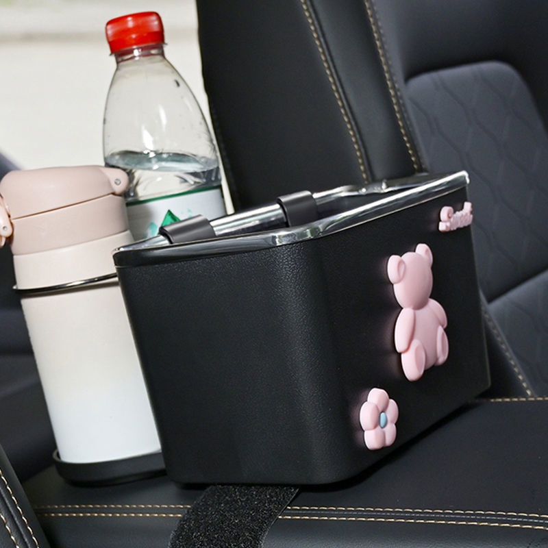 Hộp Đựng Khăn Giấy Gắn Tay Vịn Xe Hơi Thiết Kế Dễ Thương