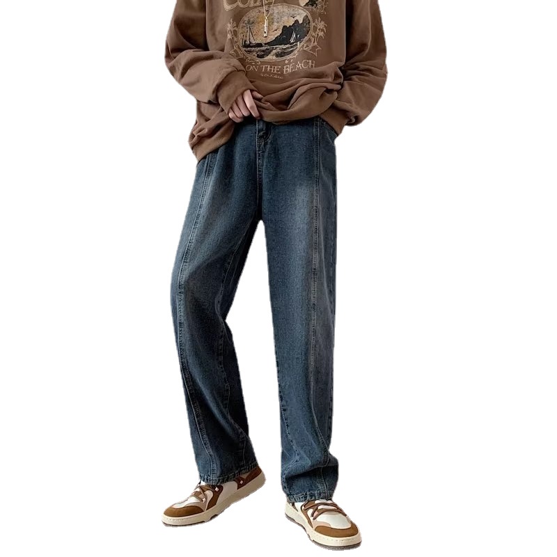 Quần jeans Trơn Phong Cách Hip Hop Nhật Bản Size S-3XL Cho Nam