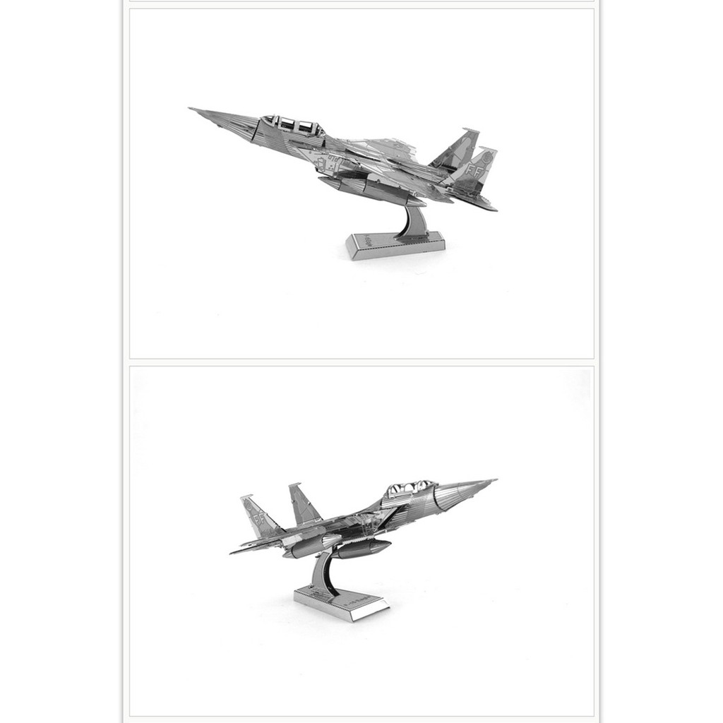 Bộ lắp ghép mô hình 3D thuyền, máy bay, xe trưng bày trong xe, bàn làm việc