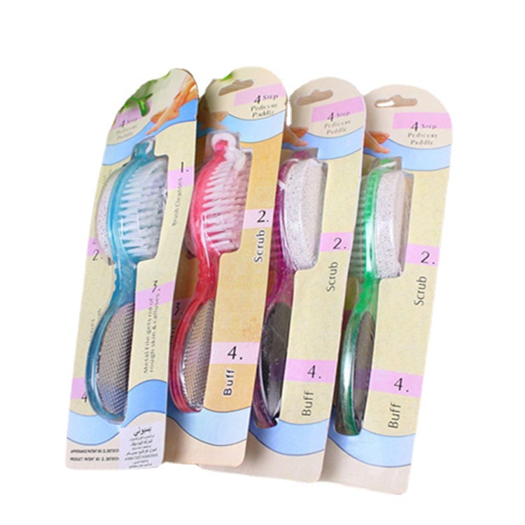 Dụng cụ chà gót chân/ tẩy da chết đa năng 4In1 - Chà gót chân 4 đầu tiện dụng