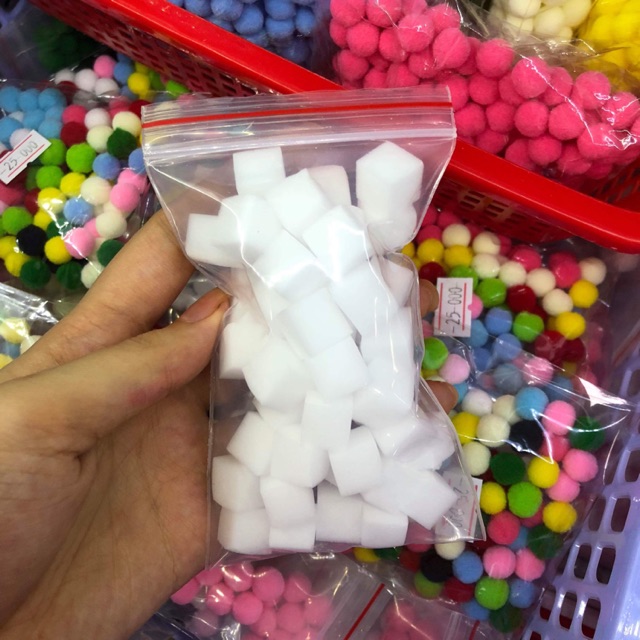 Xốp jelly cube (slime thạch)