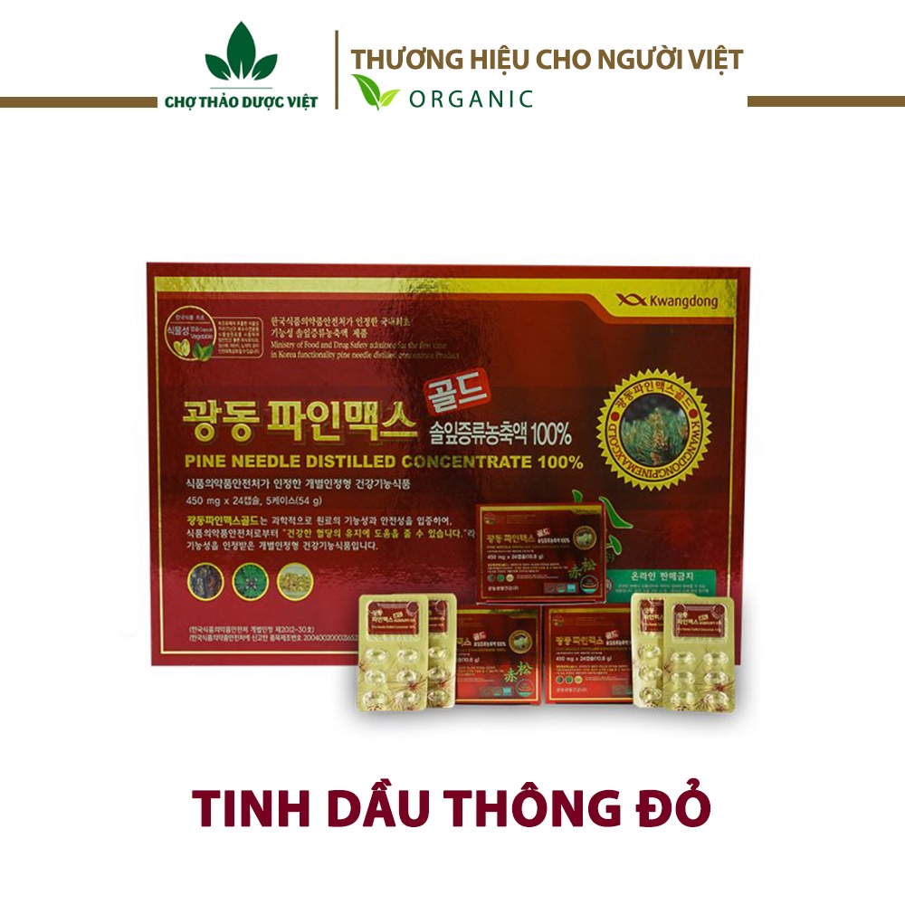 Tinh dầu thông đỏ Kwangdong Hàn Quốc - Chợ Thảo Dược Việt