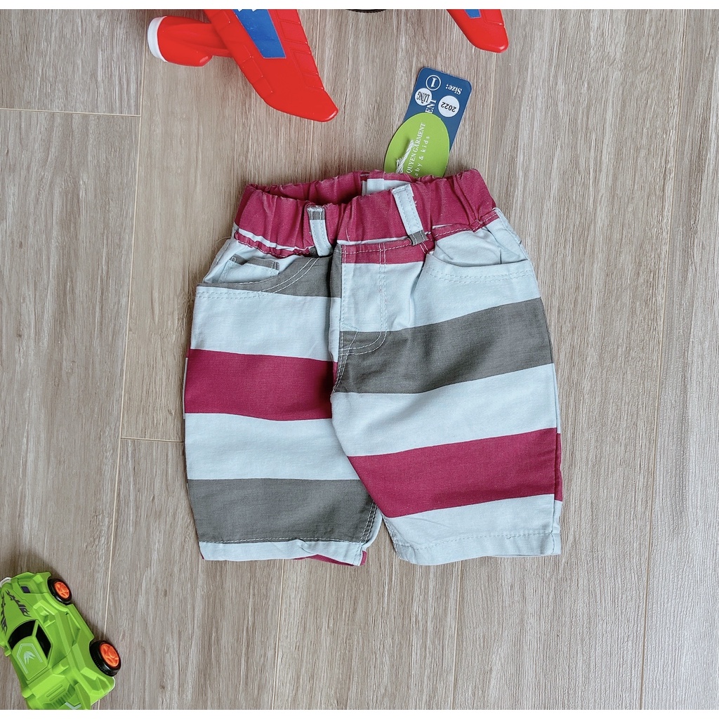 Lyvyshop - (Hàng đẹp) Quần lửng kaki bé trai từ 09-38kg