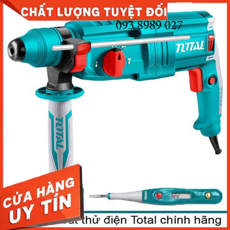 MÁY KHOAN BÊ TÔNG 3 CHỨC NĂNG TOTAL 800W ( 2019 ) nguyên zin nhé các bác