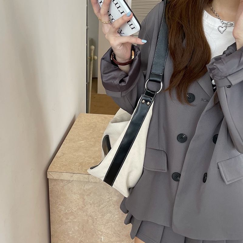 Túi xách canvas Ielgy sức chứa lớn đa năng đơn giản và thời trang cho nữ