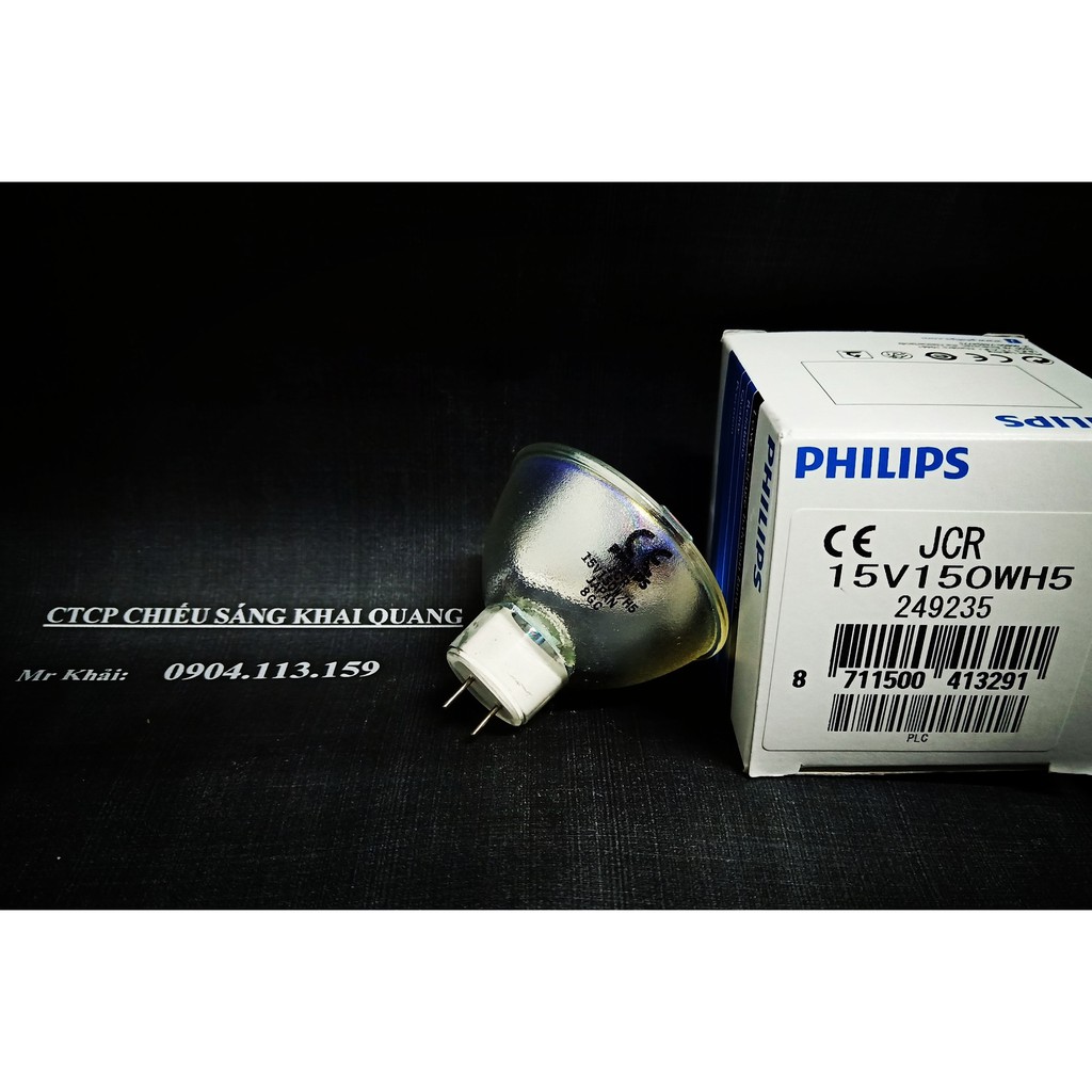 (SALE) Bóng halogen chén Philips JCR 15V 150W / H5 Japan