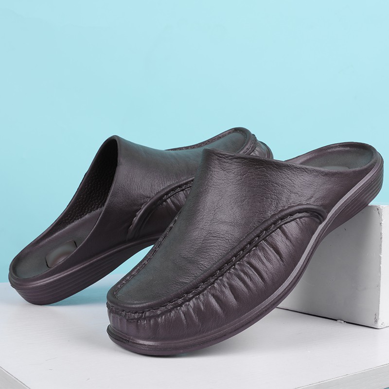 EVA Dép Nhựa Đế Bằng Thời Trang Mùa Hè Dành Cho Nam Size 40- 47