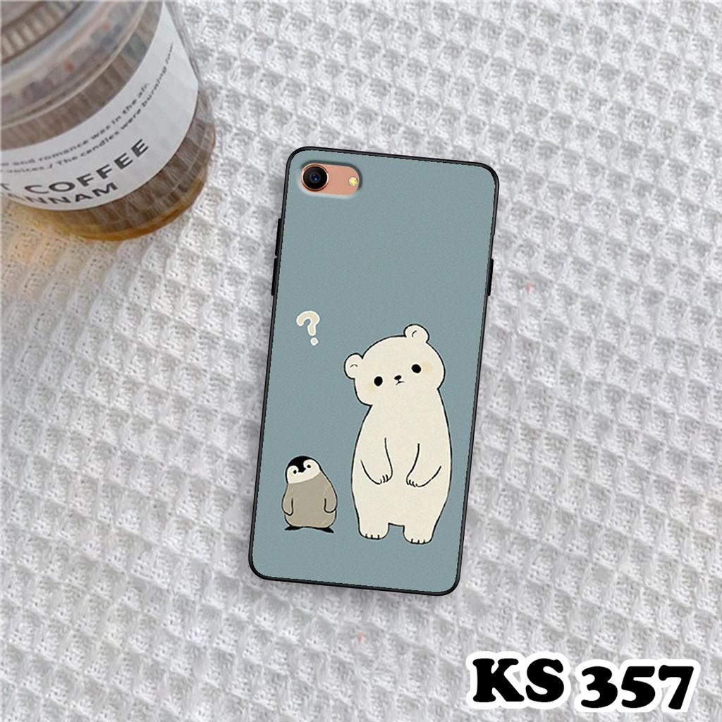 Ốp lưng Oppo A71 - Oppo A83 - Ốp in hình Cat&amp;Bear đáng yêu - Chất liệu TPU siêu bền