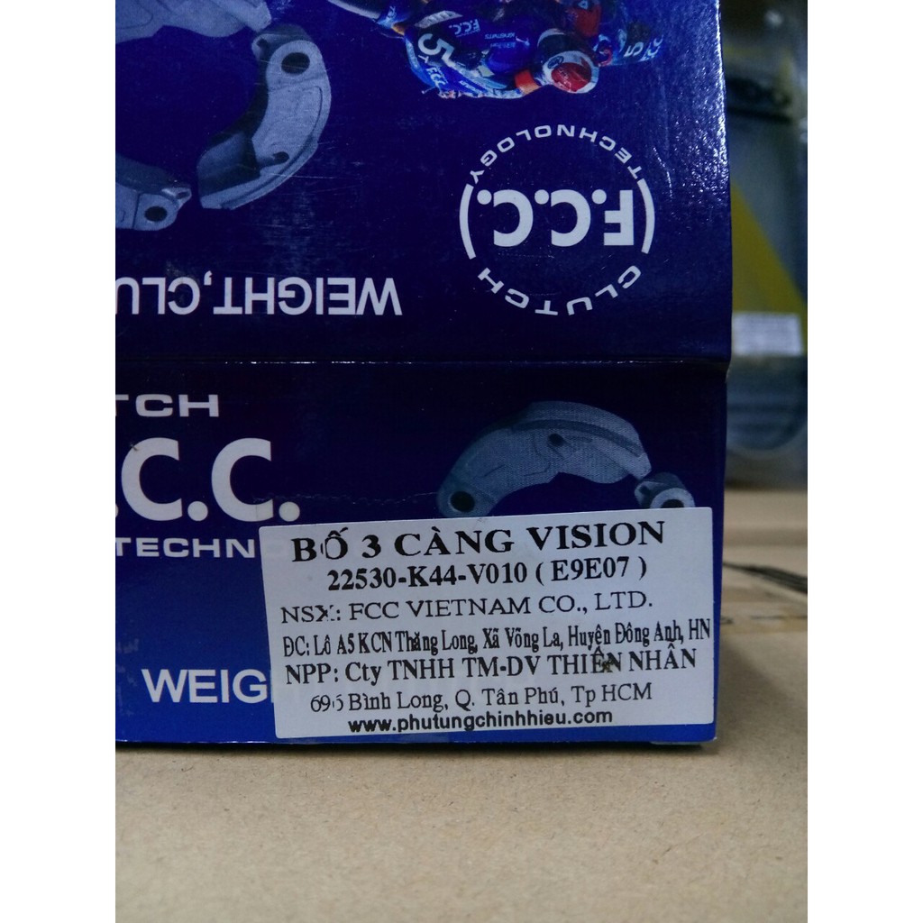 Bố 3 càng FCC Vision Fi 110