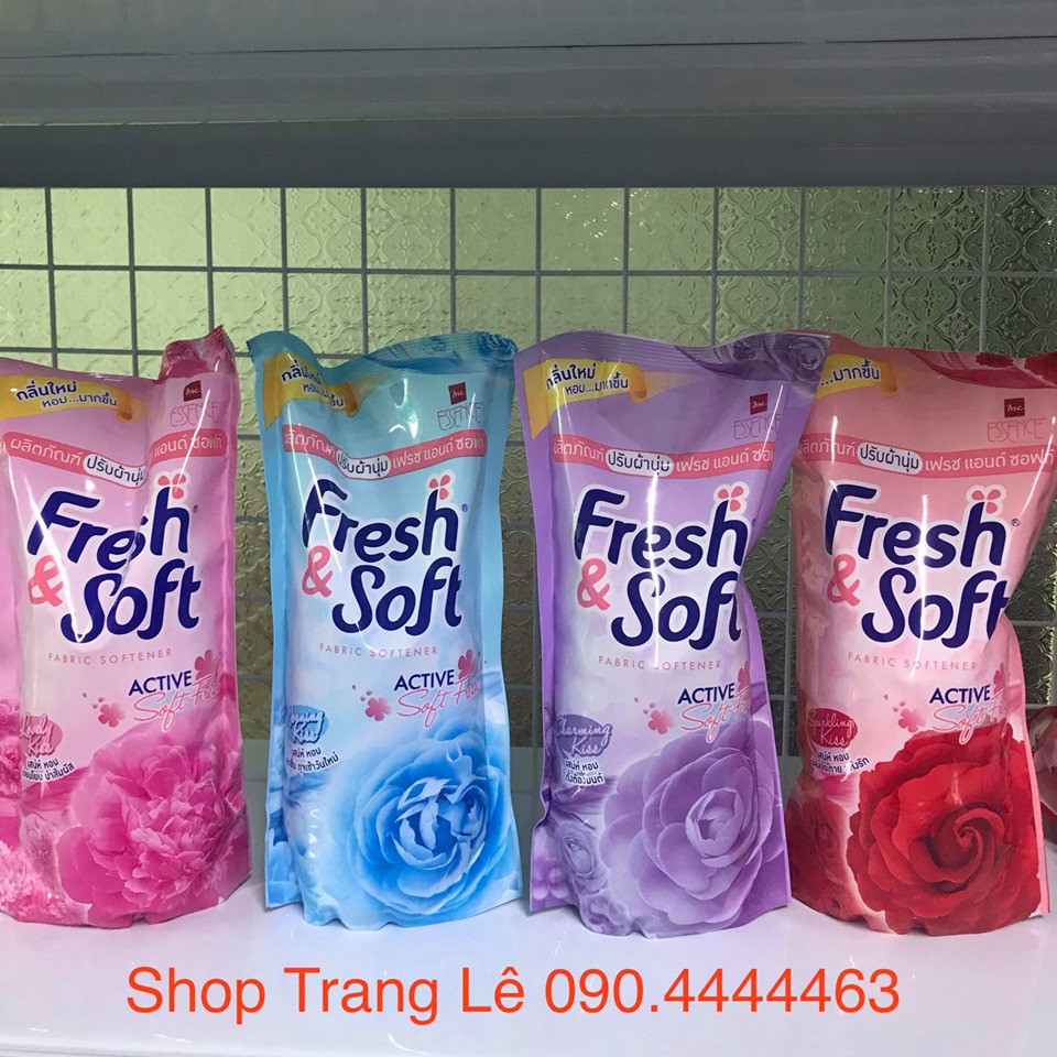  Nước xả vải Fresh&Soft Thái Lan 600ml/ túi