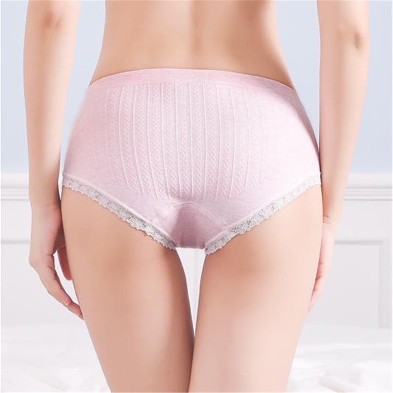 Quần lót Cotton phối ren quyến rũ thời trang cho nữ | BigBuy360 - bigbuy360.vn