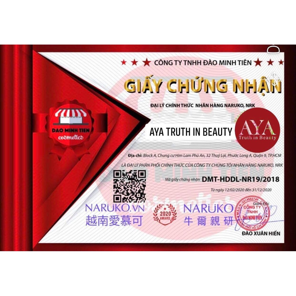 Kem Chống Nắng NARUKO Tràm Trà Tea Tree Anti-Acne Sunscreen SPF50/PA+++ 30 ml