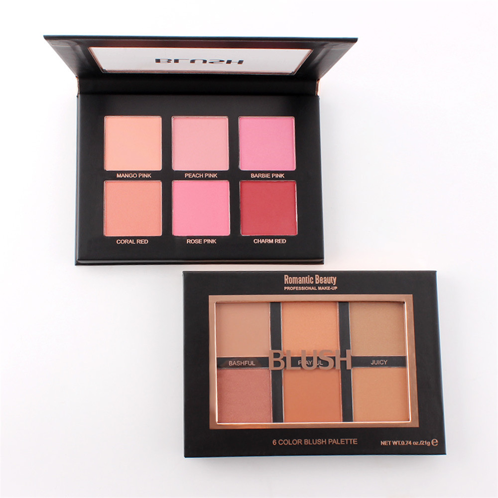 Bảng phấn má hồng 6 màu lãng mạn lâu trôi làm sáng da
 | BigBuy360 - bigbuy360.vn