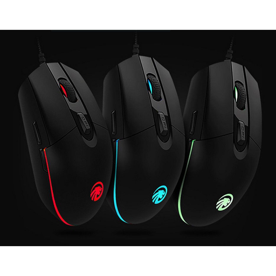 Chuột Game thủ LED RGB Chip A5050 2500DPI FMOUSE Professional Ergonomic( Đen )