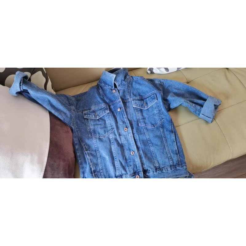 Áo khác bò form rộng nam nữ