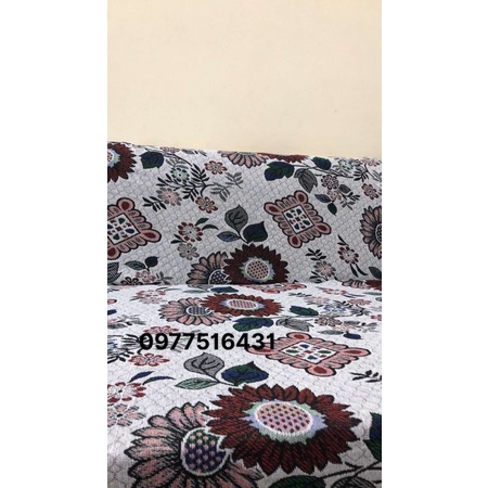 Thảm Thổ Cẩm vintage 1,8m x 2,3m hoa hướng dương