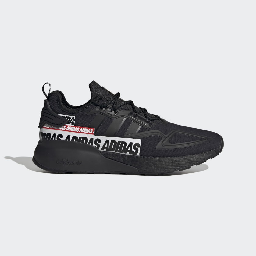 Giày thể thao nam adidas ZX 2K Boost 'Bold Logo Graphic - Black' FX7038
