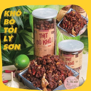 Khô Bò Tỏi Lý Sơn 250g - Shop Mẹ Bắp - 100% Khô Bò Sạch, Không Phẩm Màu [Nhà Làm]