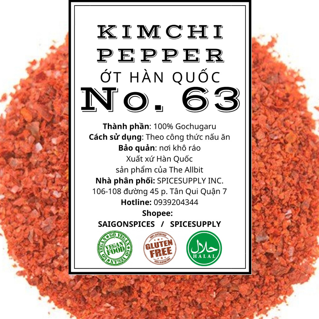 500g Kimchi Pepper - bột Ớt Hàn Quốc