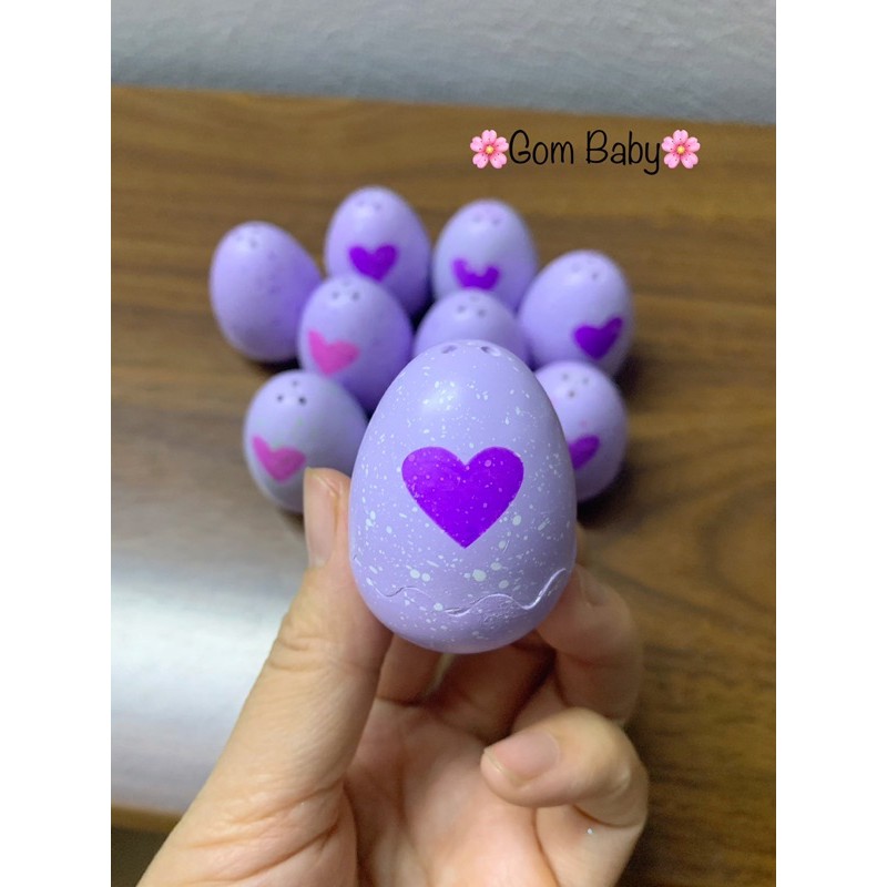 [Mã SKAMLTS7 giảm 10% đơn 150K] [Mã giảm 15K đơn 50K] Set 10 Trứng Hatchimal Ss1 Tím {Không Trùng Mẫu}