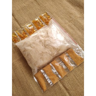 [500g PS5MN 5 dầu tỏi] | Combo 500g bánh tráng phơi sương + 5 bịch muối nhuyễn + 5 bịch dầu tỏi | Chợ Cô Thu