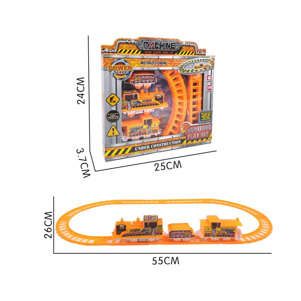 Đồ chơi mô hình tàu lửa trẻ em cho bé trai bé gái 3 4 tuổi