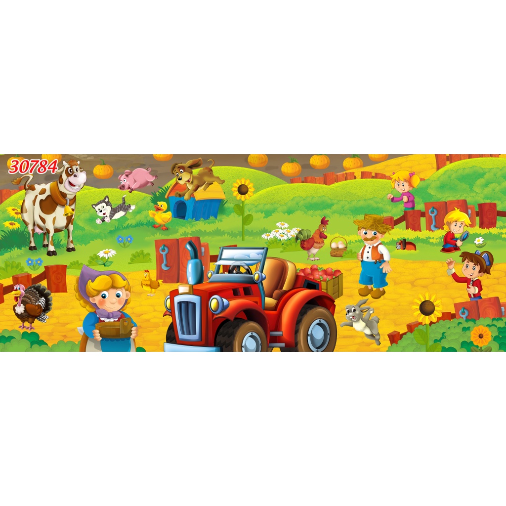 Tranh Dán Tường HOẠT HÌNH 3D Hiện Đại đẹp lung linh, hình ảnh chân thực