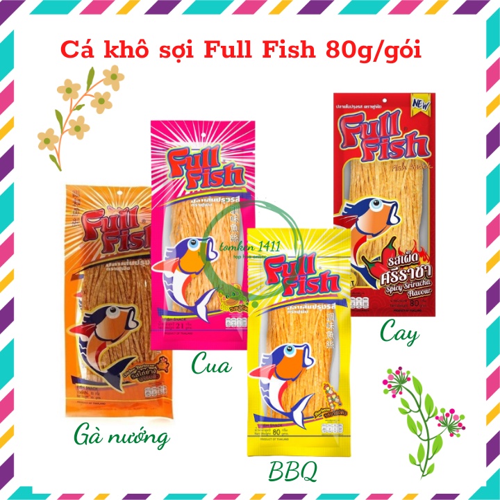Snack cá sợi Full Fish 70g_Thái Lan
