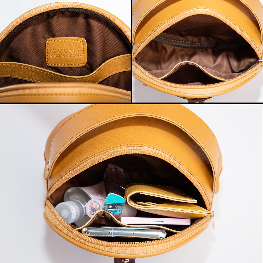 Túi đeo chéo nữ thời trang YUUMY YN65 nhiều màu (Tặng ví cầm tay YV12)