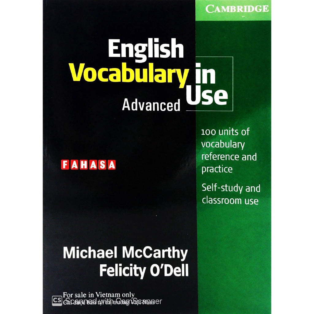 Sách - English Vocabulary In Use Advance FAHASA Reprint Edition