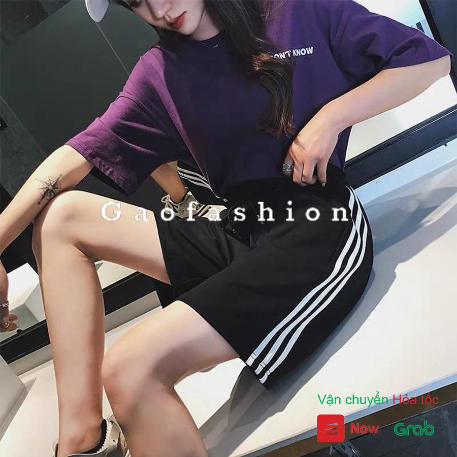 Quần 3 sọc thể thao/ Quần sooc viền sọc Unisex_G.A.O Fashion