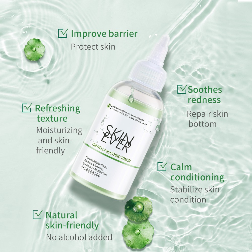Toner Rau Má SKIN EVER Dưỡng Ẩm Phục Hồi Da Dịu Nhẹ 110ml | BigBuy360 - bigbuy360.vn