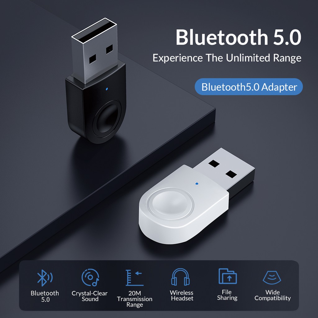 Thiết bị kết nối Bluetooth 5.0 qua USB Orico BTA 608