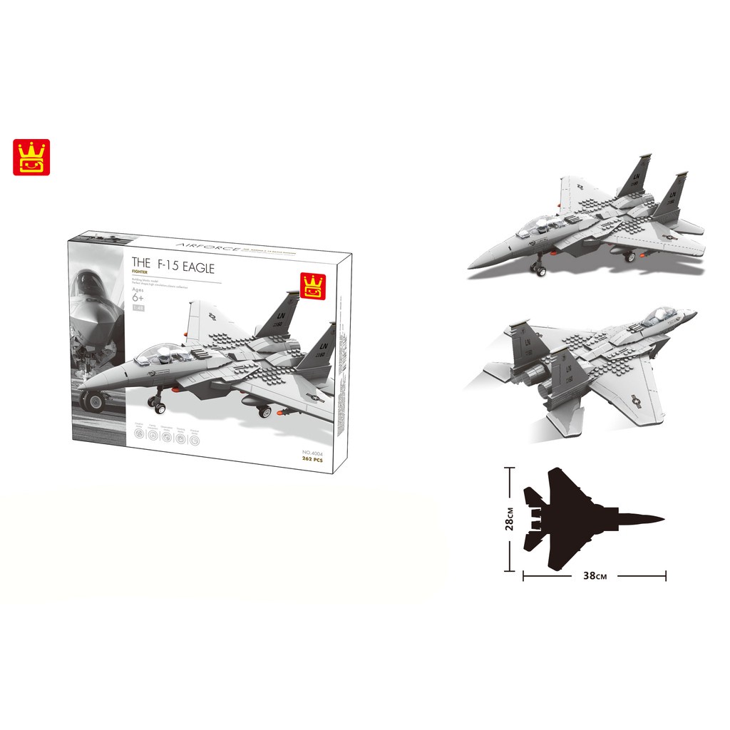 Lego Ghép Hình Máy Bay Chiến Đấu 400X