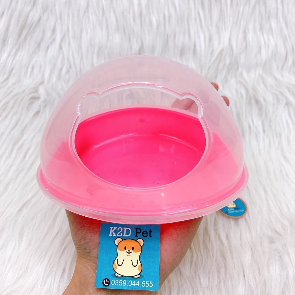 Nhà tắm nhựa gấu lớn cho hamster
