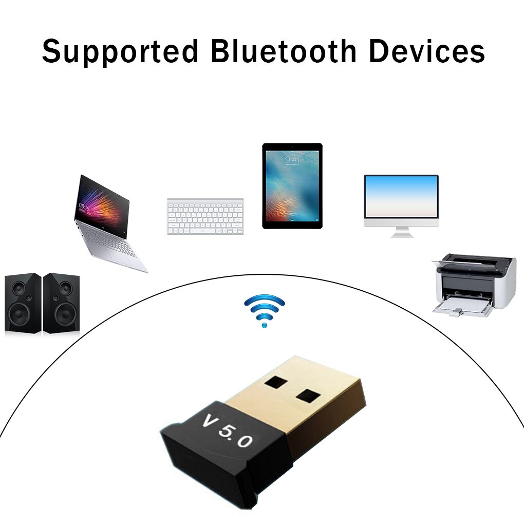 Bộ Chuyển Đổi Âm Thanh Usb Bluetooth 5.0 Cho Laptop