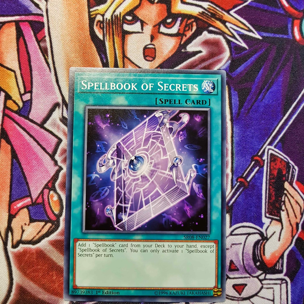 Bộ Thẻ bài Yugioh chính hãng | Spellbook SR08 common.